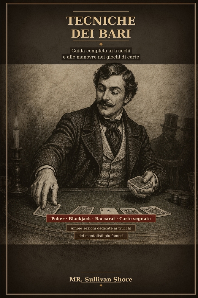Tecniche dei bari nei giochi di carte: Guida completa ai trucchi e alle manovre nei giochi di carte Poker - Blackjack - Baccarat - Carte segnate cover