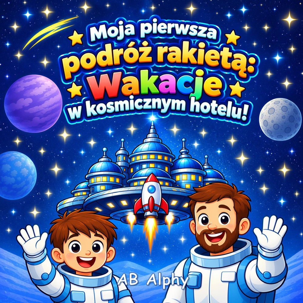 Moja pierwsza podróż rakietą: Wizyta na stacji kosmicznej: Pelna emocji kosmiczna przygoda dla malych astronautów cover