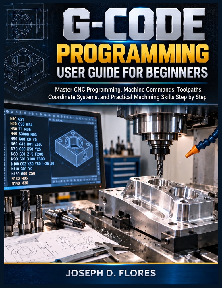 G-Code Programming User Guide for Beginners: Master CNC Programming, Machine Commands, Toolpaths, Coordinate Systems, and Practical Machining Skills S cover