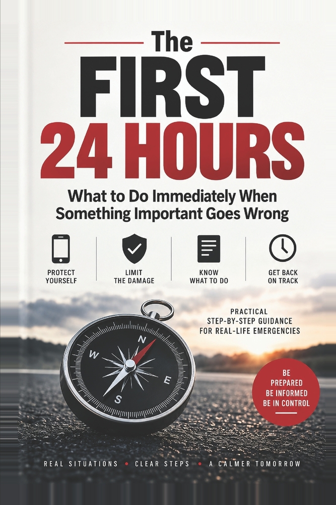 The First 24 Hours: What to Do Immediately When Something Important Goes Wrong cover