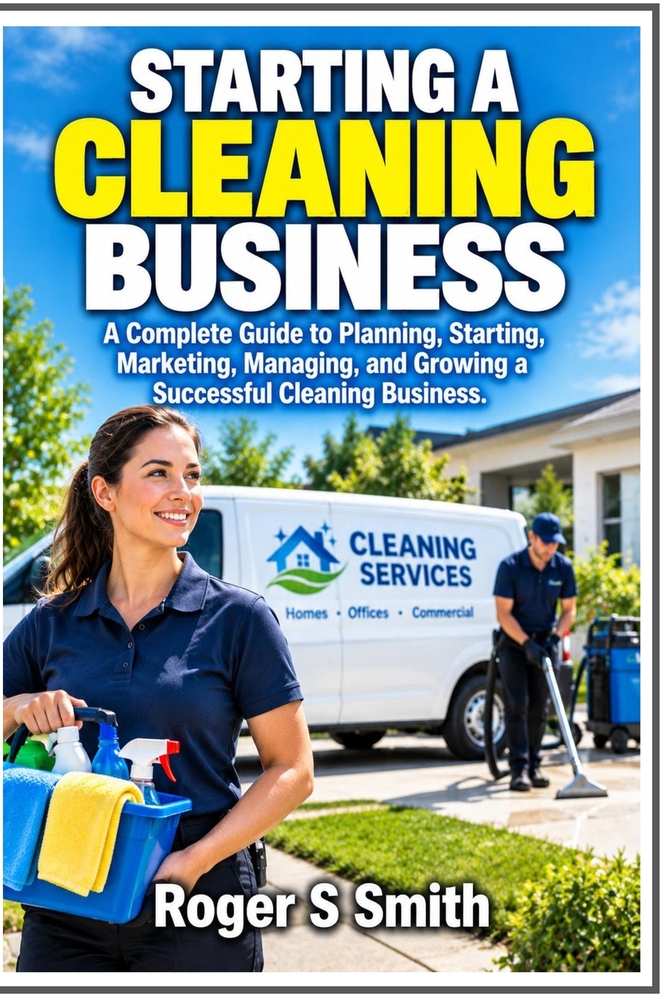 Starting a Cleaning Business: A Complete Guide to Planning, Starting, Marketing, Managing, and Growing a Successful Cleaning Business cover