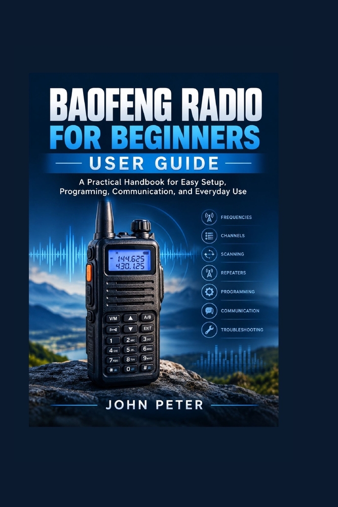 BAOFENG RADIO FOR BEGINNERS User Guide: A Practical Handbook for Easy Setup, Programming, Communication, and Everyday Use cover