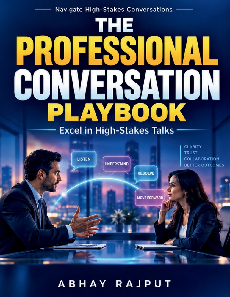 The Professional Conversation Playbook: Building Rapport and Trust Effective Communication Techniques Sensitive Decisions Framework Communication Skil cover