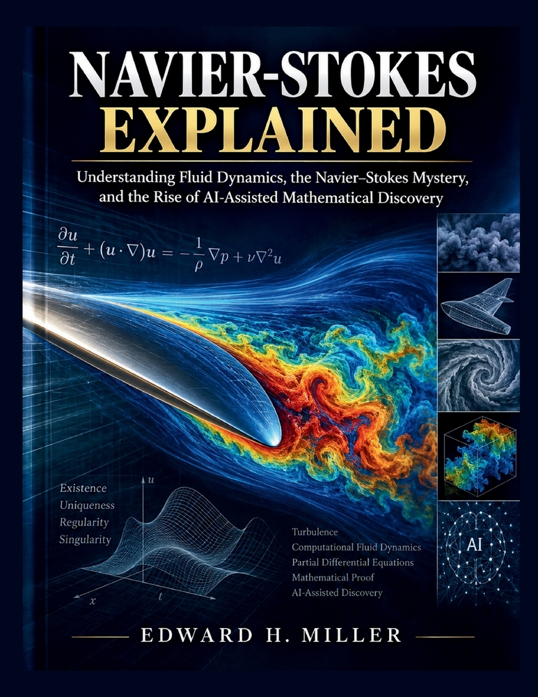 Navier-Stokes Explained: Understanding Fluid Dynamics, the Navier-Stokes Mystery, and the Rise of AI-Assisted Mathematical Discovery cover