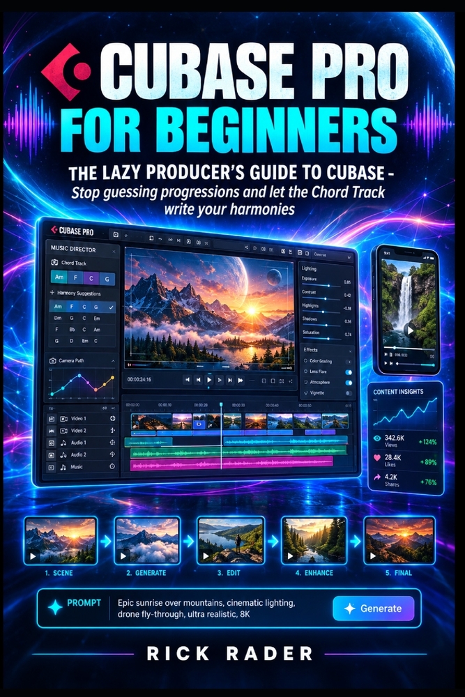 Cubase Pro For Beginners: THE LAZY PRODUCER'S GUIDE TO CUBASE - Stop guessing progressions and let the Chord Track write your harmonies cover