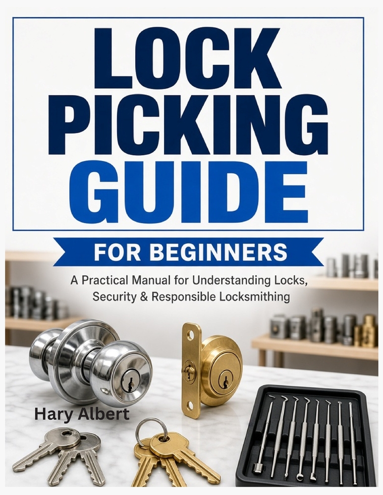 Lock Picking Guide for Beginners: A Practical Manual for Understanding Locks, Security, and Responsible Locksmithing cover