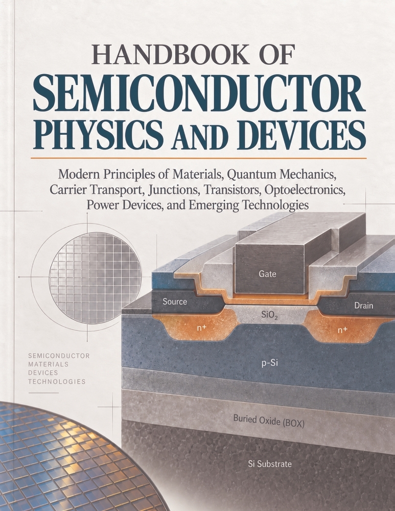 Handbook Of Semiconductor Physics And Devices: Modern Principles of Materials, Quantum Mechanics, Carrier Transport, Junctions, Transistors, Optoelect cover