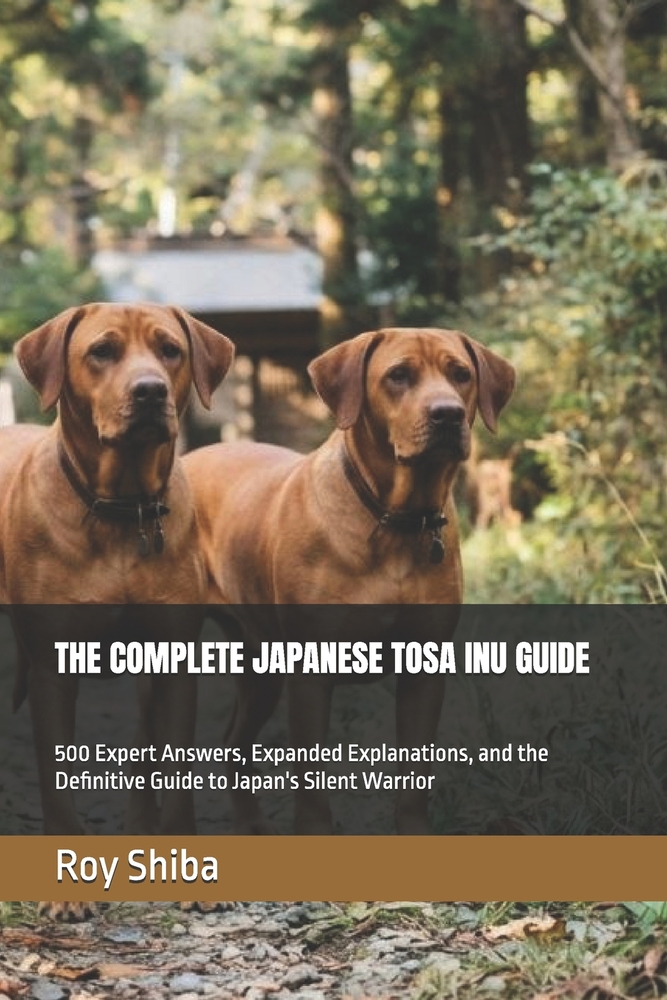 The Complete Japanese Tosa Inu Guide: 500 Expert Answers, Expanded Explanations, and the Definitive Guide to Japan's Silent Warrior cover