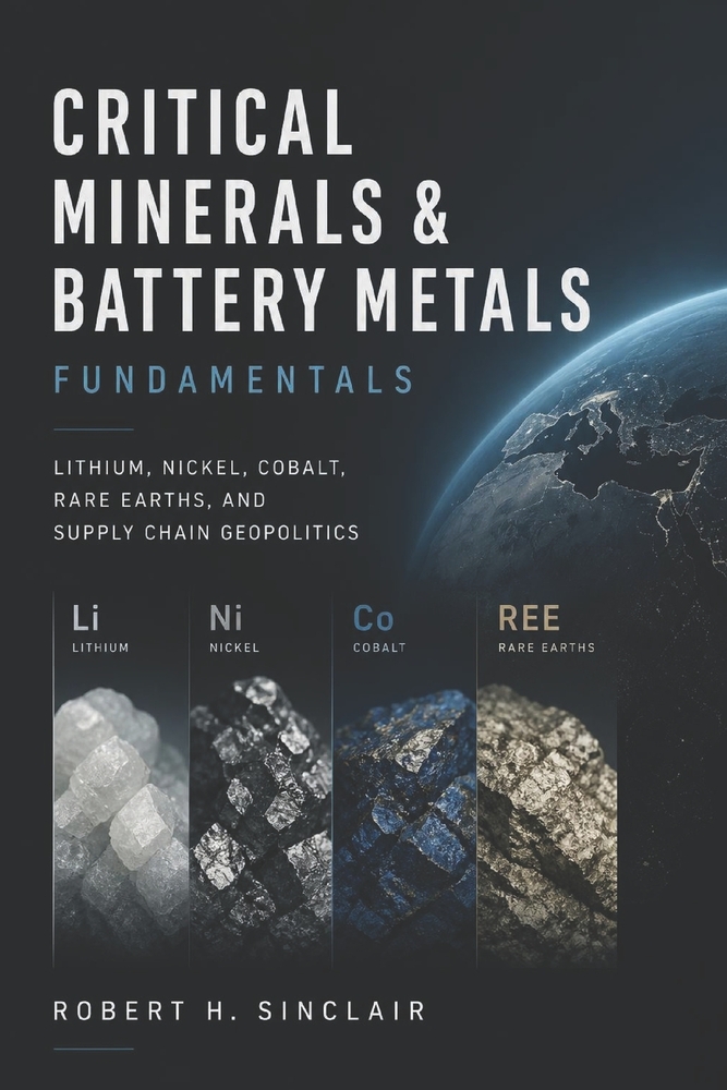 Critical Minerals & Battery Metals Fundamentals: Lithium, Nickel, Cobalt, Rare Earths, and Supply Chain Geopolitics cover