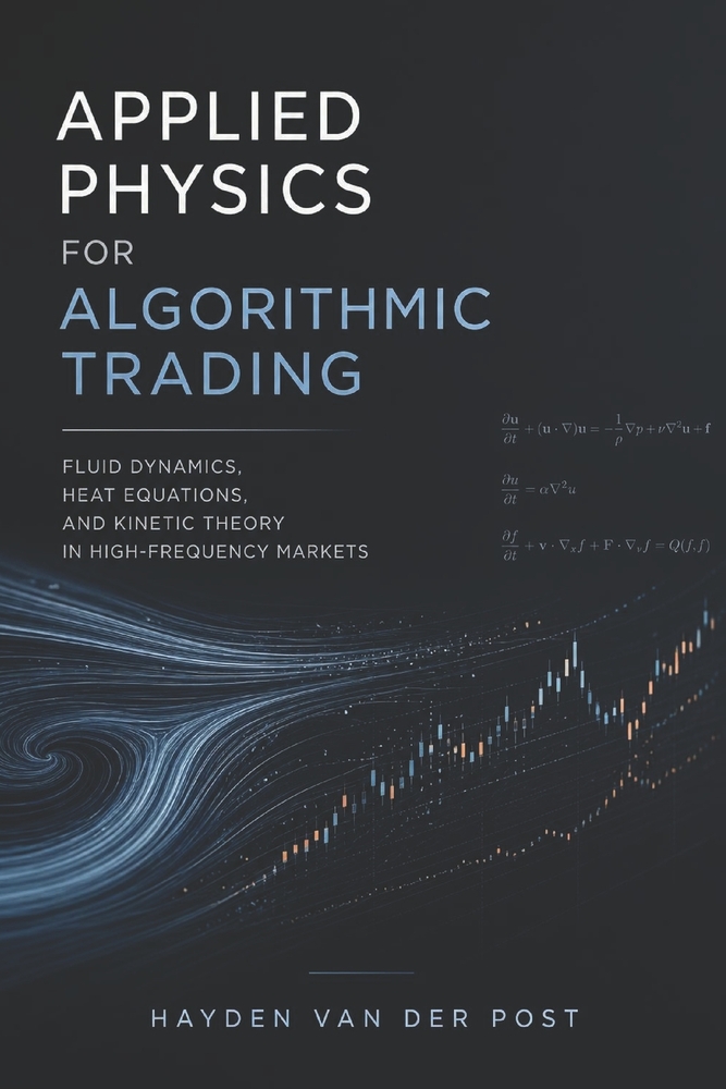 Applied Physics for Algorithmic Trading: Fluid Dynamics, Heat Equations, and Kinetic Theory in High-Frequency Markets cover