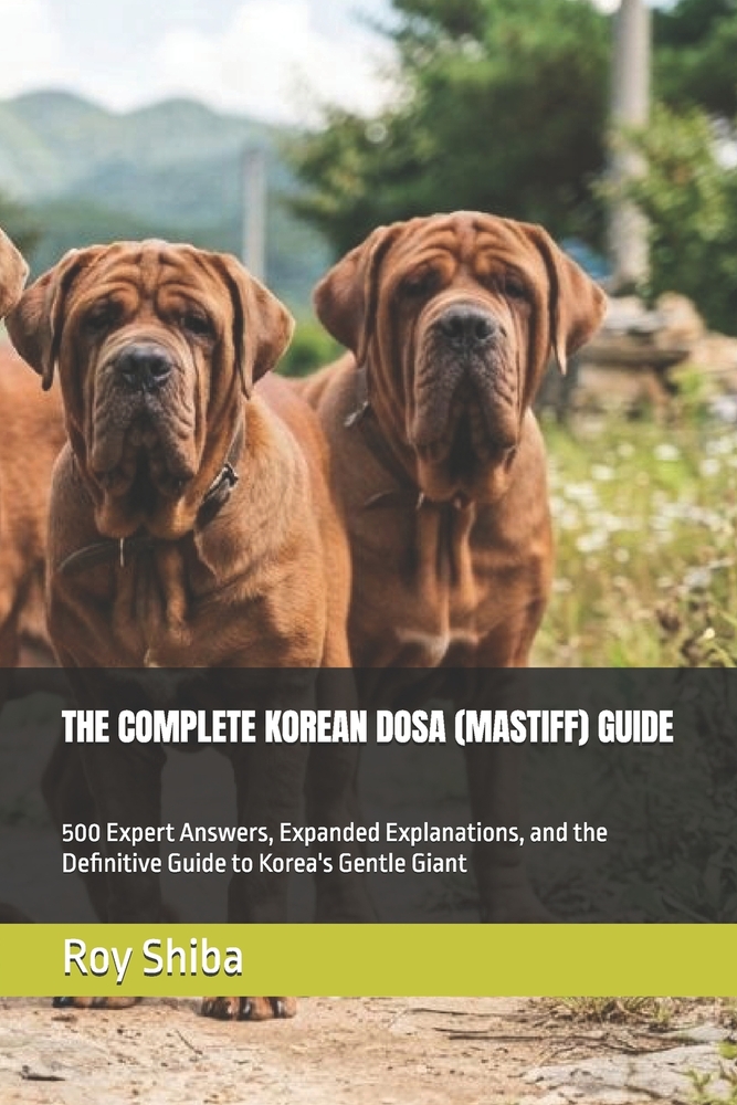 The Complete Korean Dosa (Mastiff) Guide: 500 Expert Answers, Expanded Explanations, and the Definitive Guide to Korea's Gentle Giant cover