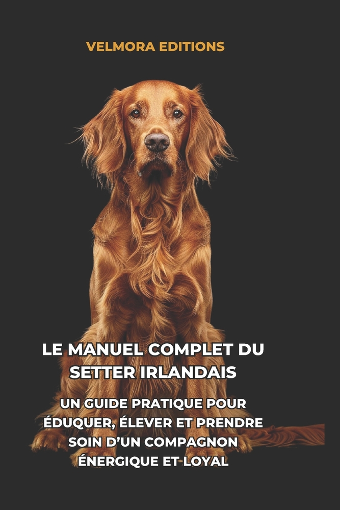 Le Manuel Complet du Setter Irlandais: Un Guide Pratique pour Éduquer, Élever et Prendre Soin d'un Compagnon Énergique et Loyal cover