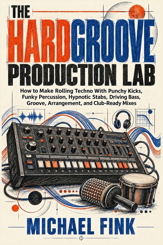 The Hardgroove Production Lab: How to Make Rolling Techno With Punchy Kicks, Funky Percussion, Hypnotic Stabs, Driving Bass, Groove, Arrangement, and cover