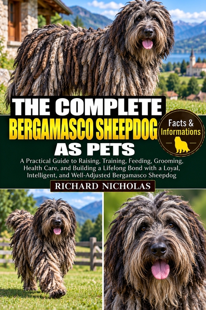 The Complete Bergamasco Sheepdog as Pets: A Practical Guide to Raising, Training, Feeding, Grooming, Health Care, and Building a Lifelong Bond with a cover