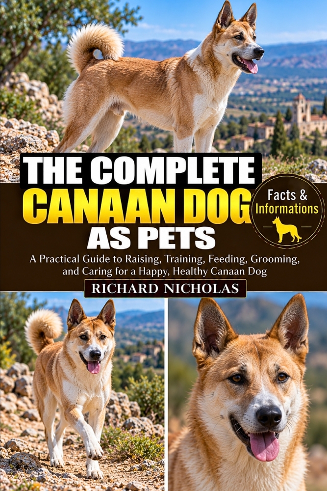 The Complete Canaan Dog as Pets: A Practical Guide to Raising, Training, Feeding, Grooming, and Caring for a Happy, Healthy Canaan Dog cover