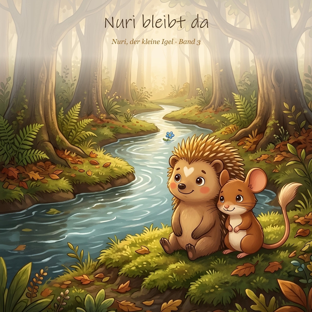 Nuri bleibt da: Nuri, der kleine Igel - Band 3 cover