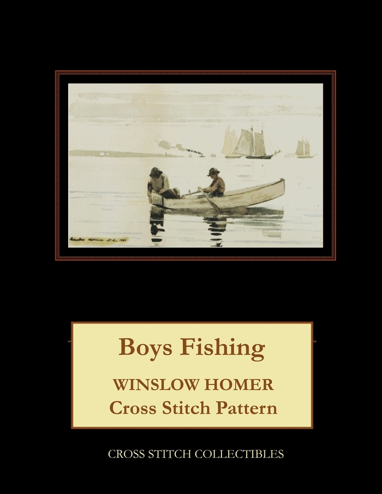 Boys Fishing: Winslow Homer Cross Stitch Pattern cover