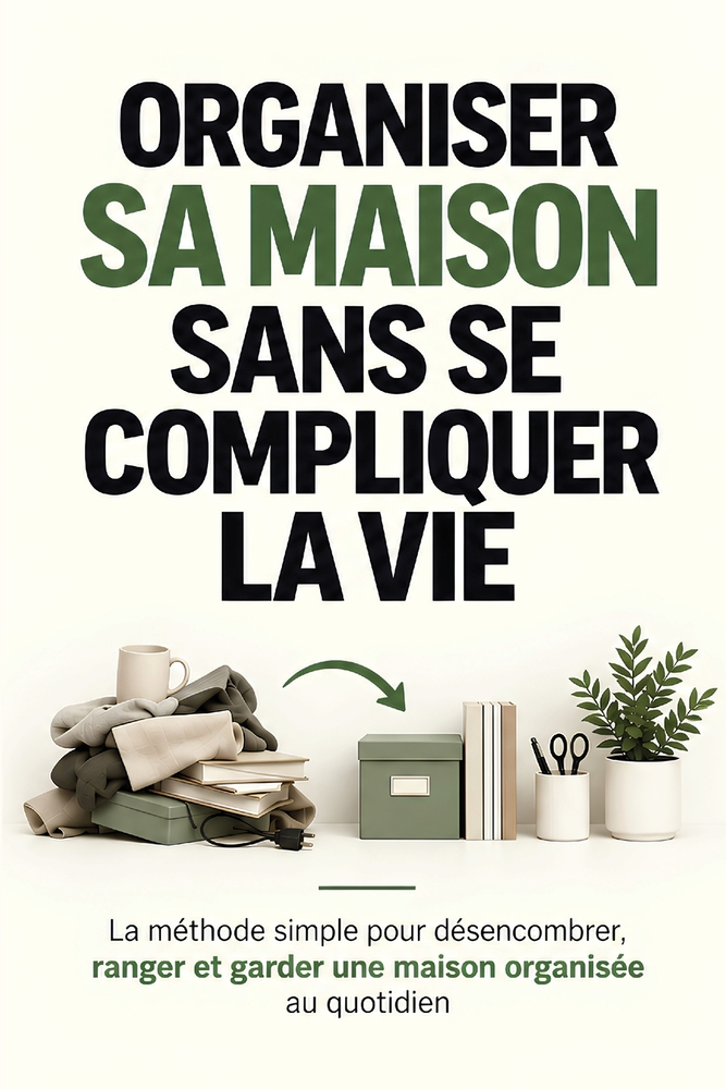 Organiser Sa Maison Sans Se Compliquer La Vie: La méthode simple pour désencombrer, ranger et garder une maison organisée au quotidien cover