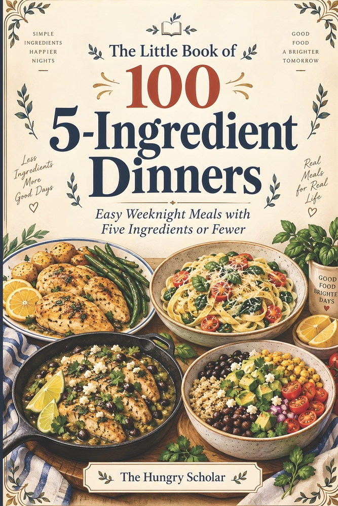 The Little Book of 100 5-Ingredient Dinners: Easy Weeknight Meals with Five Ingredients or Fewer cover
