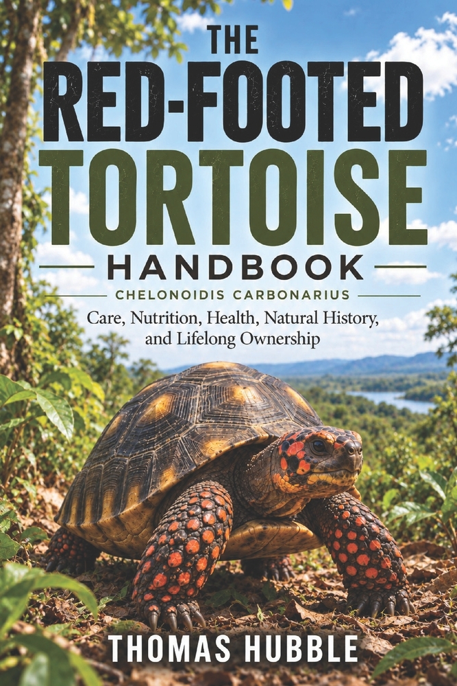 The Red-Footed Tortoise Handbook: Care, Nutrition, Health, Natural History, and Lifelong Ownership cover