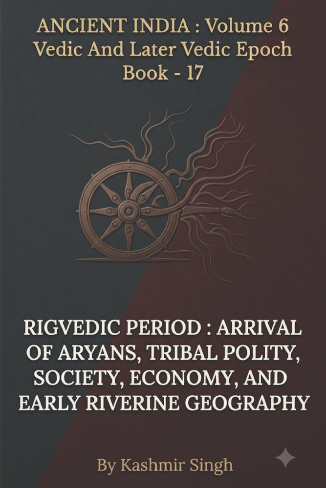 Rigvedic Period: ARRIVAL OF ARYANS, TRIBAL POLITY, SOCIETY, ECONOMY, AND EARLY RIVERINE GEOGRAPHY: Ancient India: Volume 6 Vedic And Later Vedic Epoch cover