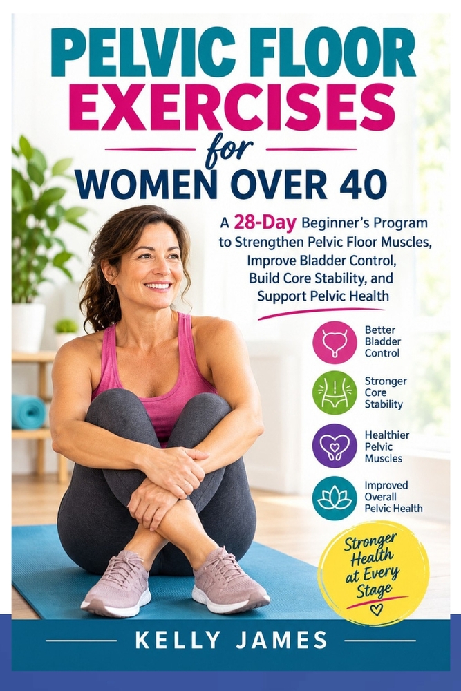 Pelvic Floor Exercises for Women Over 40: A 28-Day Beginner's Program to Strengthen Pelvic Floor Muscles, Improve Bladder Control, Build Core Stabilit cover