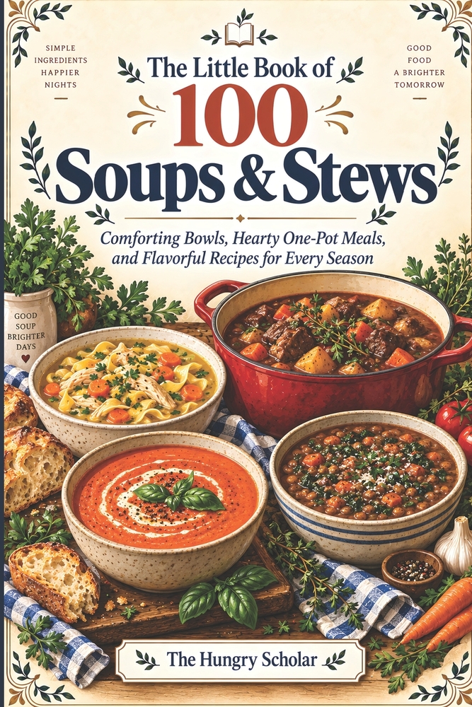 The Little Book of 100 Soups & Stews: Comforting Bowls, Hearty One-Pot Meals, and Flavorful Recipes for Every Season cover