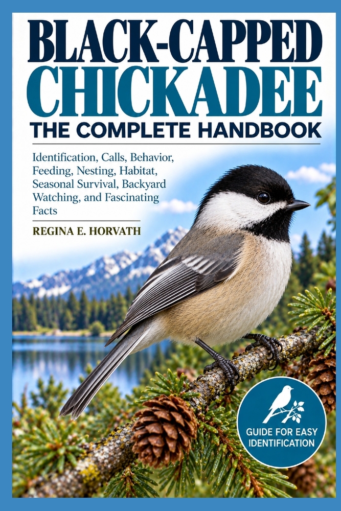 Black-Capped Chickadee: The Complete handbook: Identification, Calls, Behavior, Feeding, Nesting, Habitat, Seasonal Survival, Backyard Watching, and F cover