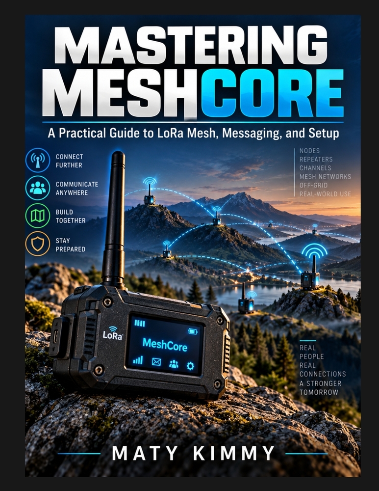Mastering MeshCore: A Practical Guide to LoRa Mesh, Messaging, and Setup cover