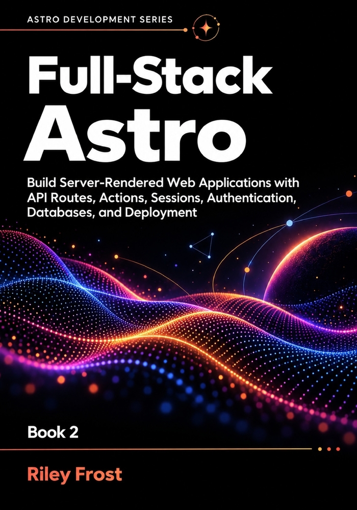 Full-Stack Astro: Build Server-Rendered Web Applications with API Routes, Actions, Sessions, Authentication, Databases, and Deployment cover