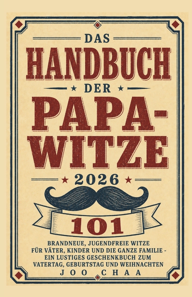 Das Handbuch der Papa-Witze 2026: 101 brandneue, jugendfreie Witze für Väter, Kinder und die ganze Familie - Ein lustiges Geschenkbuch zum Vatertag, G cover