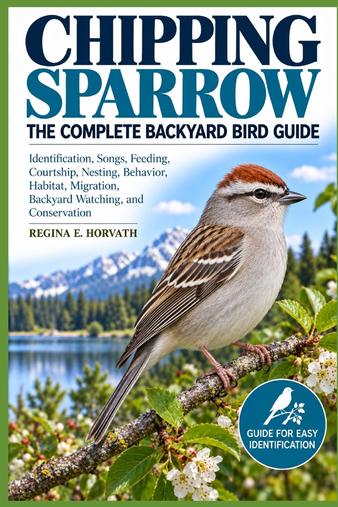 Chipping Sparrow: The Complete Backyard Bird Guide: Identification, Songs, Feeding, Courtship, Nesting, Behavior, Habitat, Migration, Backyard Watchin cover