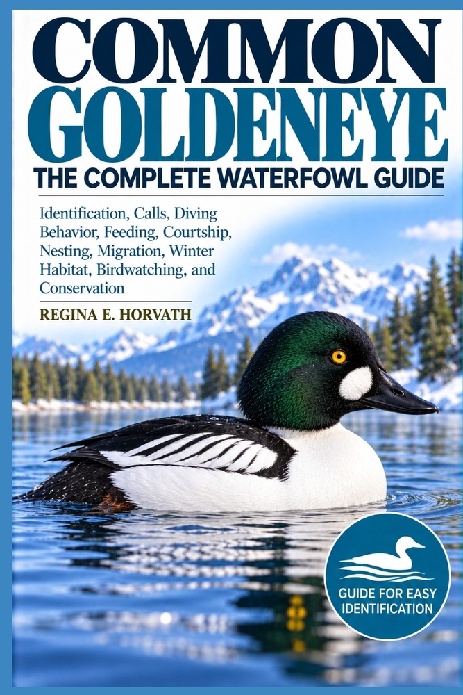 Common Goldeneye: The Complete Waterfowl Guide: Identification, Calls, Diving Behavior, Feeding, Courtship, Nesting, Migration, Winter Habitat, Birdwa cover