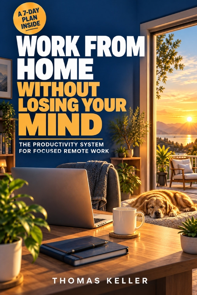 Work From Home Without Losing Your Mind: The Productivity System for Focused Remote Work - with a 7-Day Plan to Set It Up cover