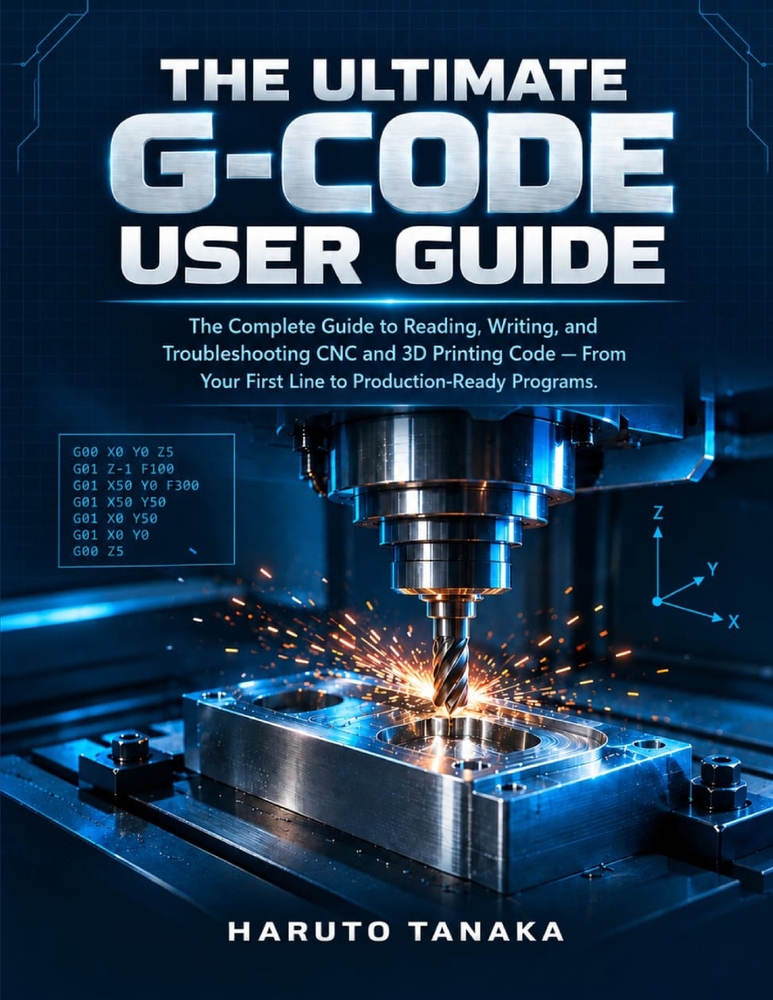 The Ultimate G-Code User Guide: The Complete Guide to Reading, Writing, and Troubleshooting CNC and 3D Printing Code - From Your First Line to Product cover