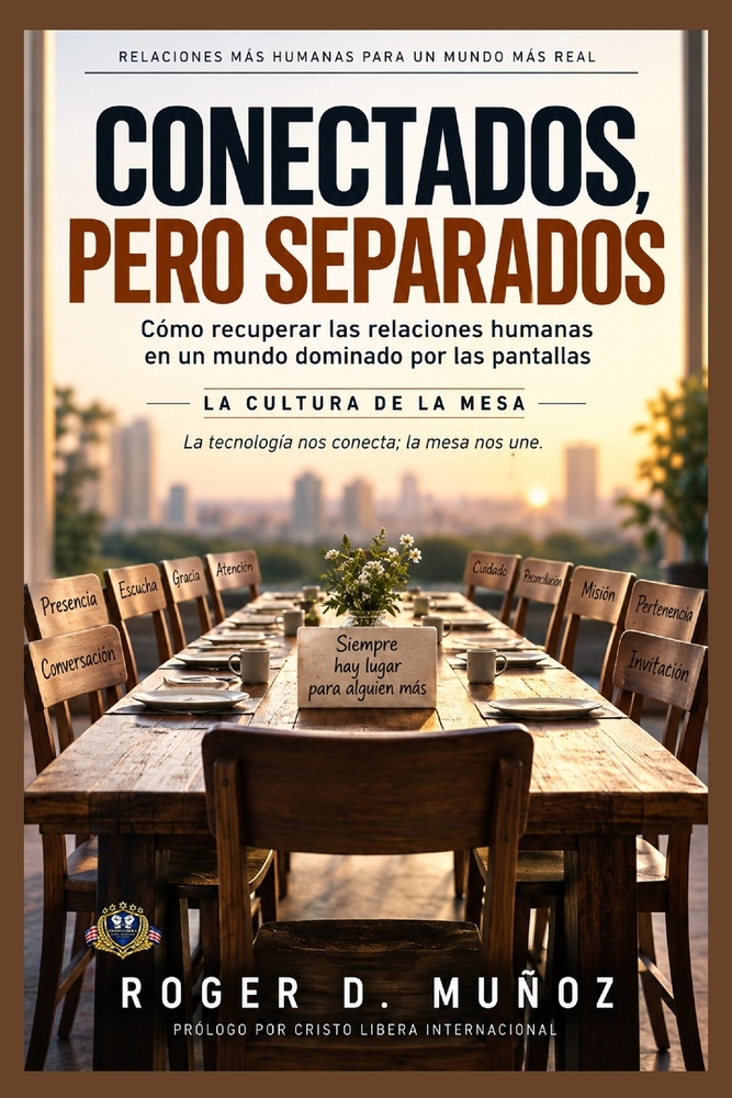 Conectados, Pero Separados: Cómo recuperar las relaciones humanas en un mundo dominado por las pantallas: La Cultura de la Mesa cover