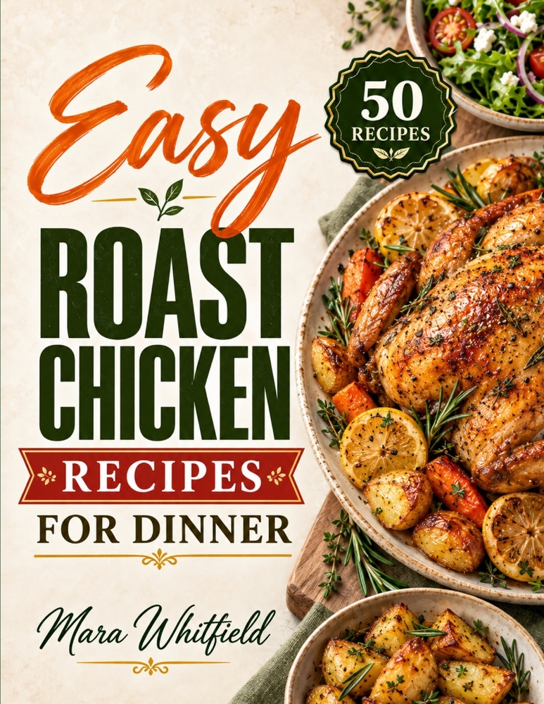 Easy Roast Chicken Recipes for Dinner: Juicy and Flavorful Roast Chicken for Easy Everyday Dinners cover
