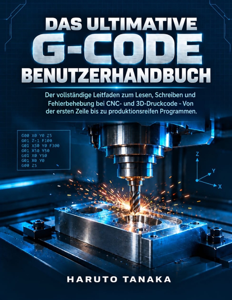 Das Ultimative G-Code Benutzerhandbuch: Der vollständige Leitfaden zum Lesen, Schreiben und Fehlerbehebung bei CNC- und 3D-Druckcode - Von der ersten cover