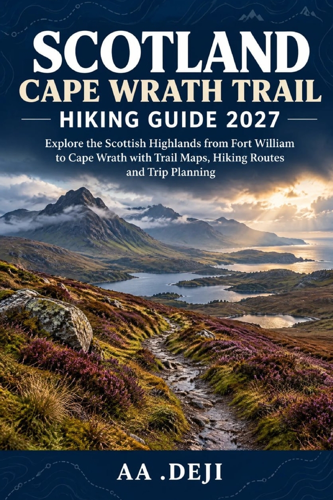 Scotland Cape Wrath Trail Hiking Guide 2027: Explore the Scottish Highlands from Fort William to Cape Wrath with Trail Maps, Hiking Routes and Trip Pl cover