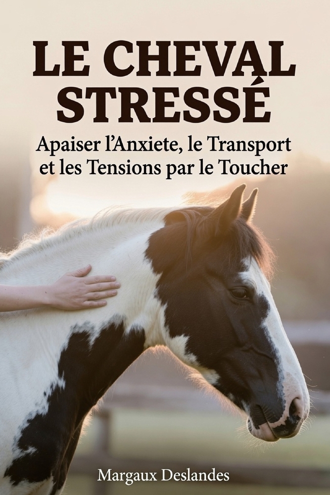 LE CHEVAL STRESSÉ Apaiser l'Anxiété, le Transport et les Tensions par le Toucher: Comprendre sa Peur, Reconnaître les Signes et Bâtir la Confiance cover