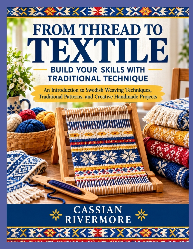 From Thread to Textile: BUILD YOUR SKILLS WITH TRADITIONAL TECHNIQUE: An Introduction to Swedish Weaving Techniques, Traditional Patterns, and Creativ cover