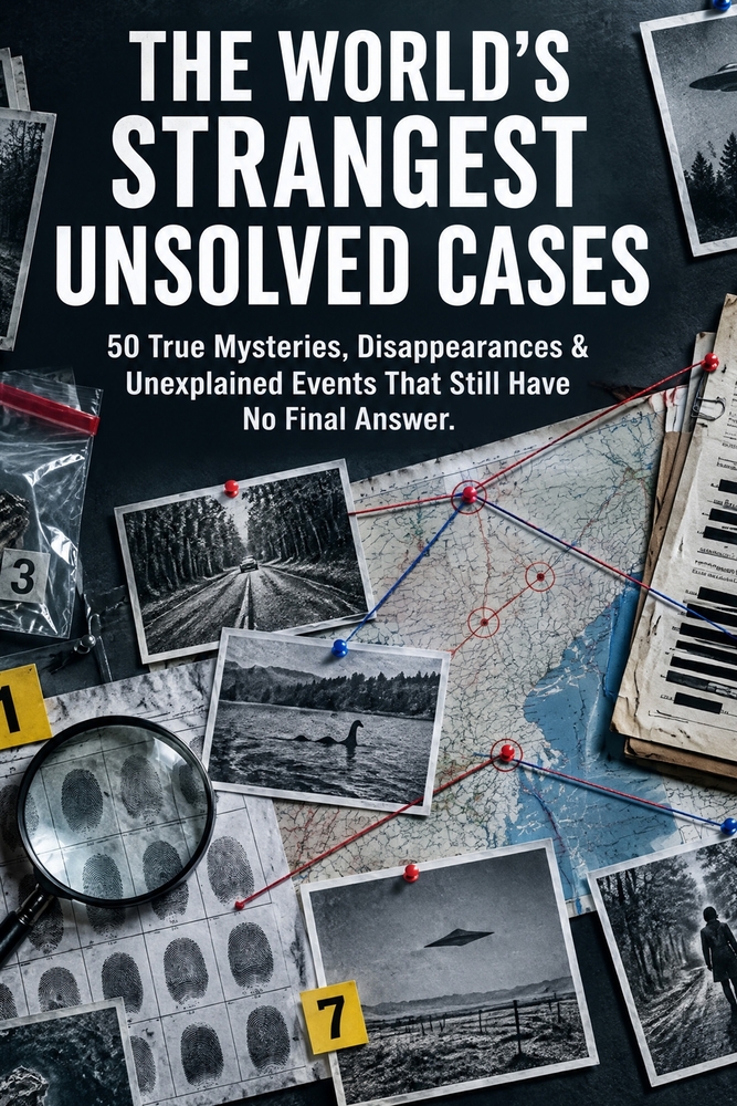 He World's Strangest Unsolved Cases: 50 True Mysteries, Disappearances & Unexplained Events That Still Have No Final Answer cover