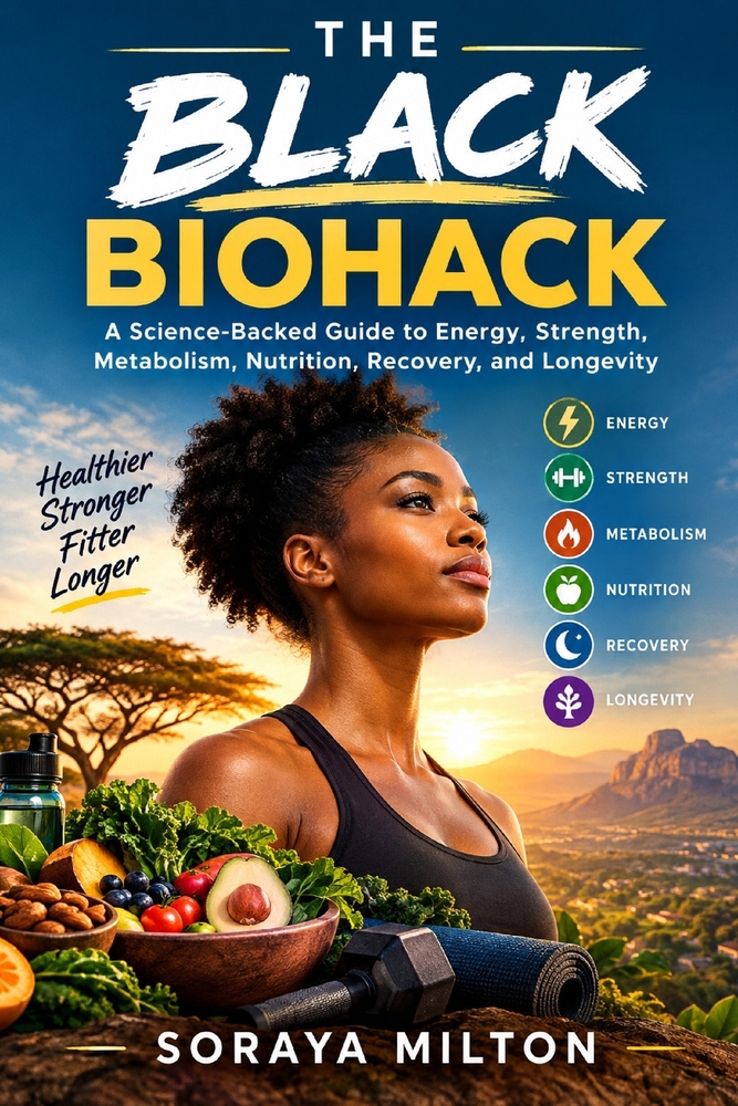 The Black Biohack: A Science-Backed System for Energy, Strength, Metabolic Health, Recovery, and Longevity cover