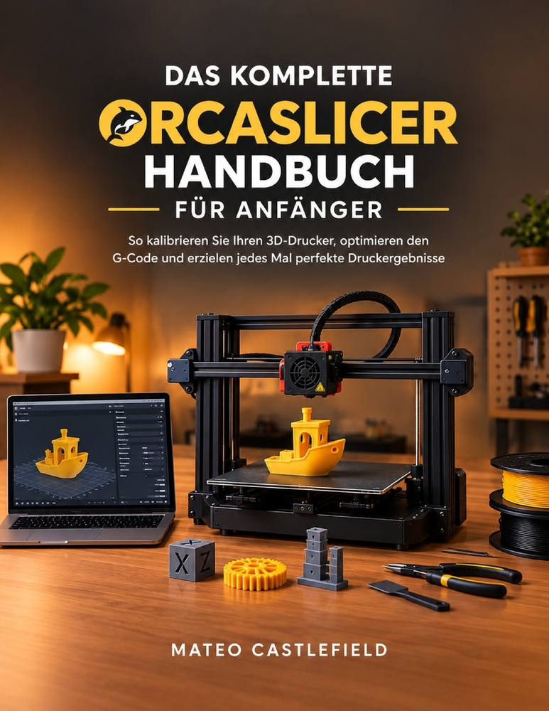 Das Komplette Orcaslicer-Handbuch Für Anfänger: So kalibrieren Sie Ihren 3D-Drucker, optimieren den G-Code und erzielen jedes Mal perfekte Druckergebn cover