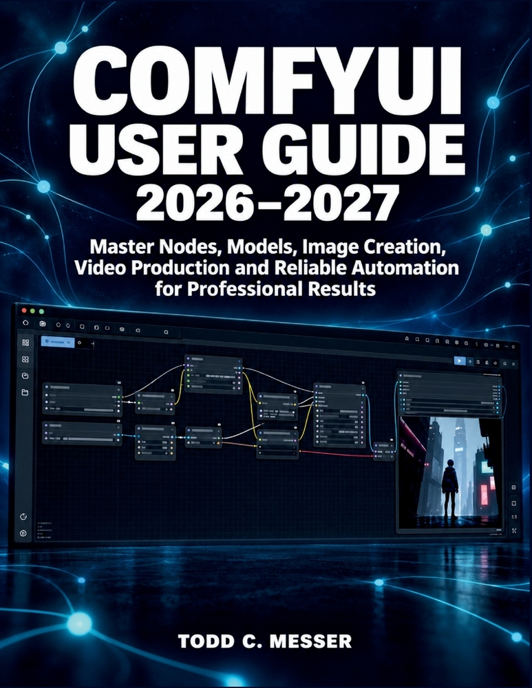 ComfyUI User Guide 2026-2027: Master Nodes, Models, Image Creation, Video Production and Reliable Automation for Professional Results cover