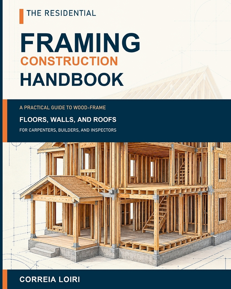 The Residential Framing Construction Handbook: A Practical Guide to Wood-Frame Floors, Walls, and Roofs for Carpenters, Builders, and Inspectors cover