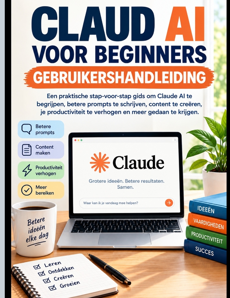 Claud AI Voor Beginners Gebruikershandleiding 2026 cover