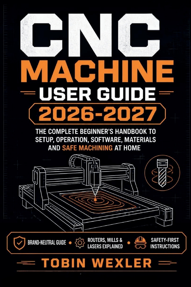 CNC Machine User Guide 2026-2027: The Complete Beginner's Handbook to Setup, Operation, Software, Materials and Safe Machining at Home cover