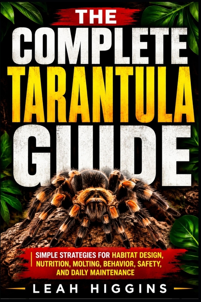 The Complete Tarantula Guide: Simple Strategies for Habitat Design, Nutrition, Molting, Behavior, Safety, and Daily Maintenance cover