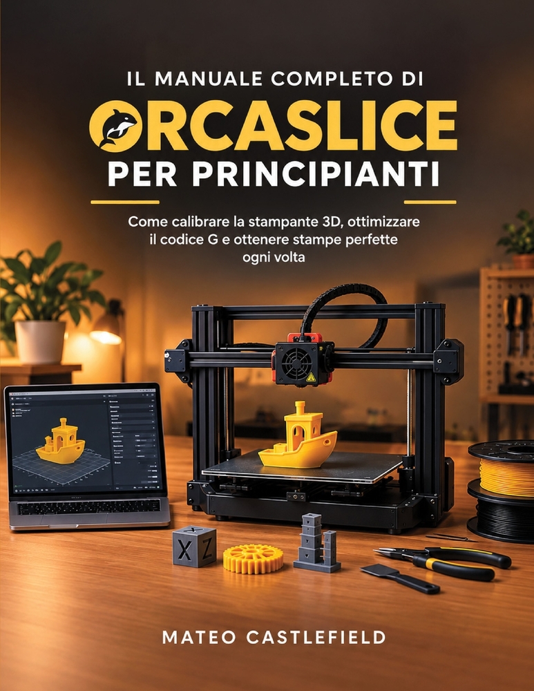Il Manuale Completo Di Orcaslice Per Principianti: Come calibrare la stampante 3D, ottimizzare il codice G e ottenere stampe perfette ogni volta cover
